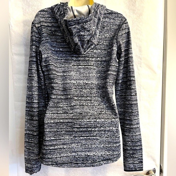 Nike Dri fit women’s pull over long sleeve hoodie with thumb holes Sz-L Q15 - Picture 4 of 11